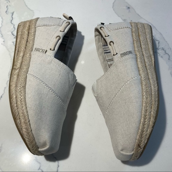 BOBS by Skechers Sz 7 Wedge Espadrilles Memory Foam Insoles Height NWOT - Picture 4 of 11